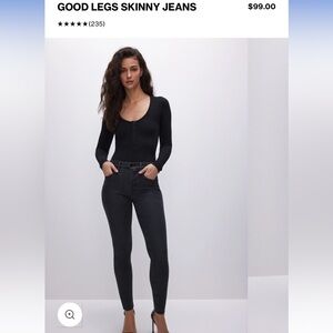 GOOD AMERICAN GOOD LEGS SKINNY JEANS